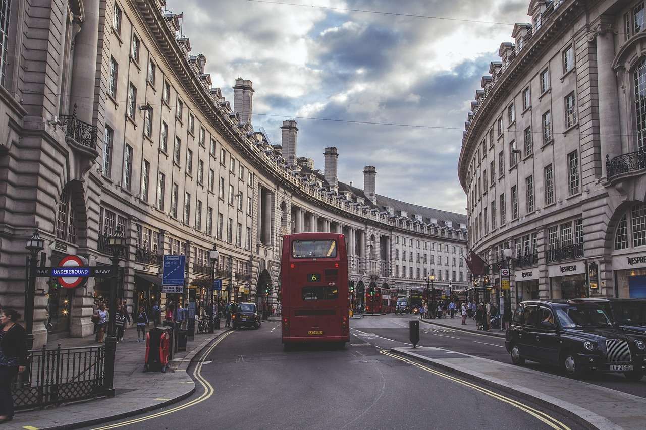 The streets of London